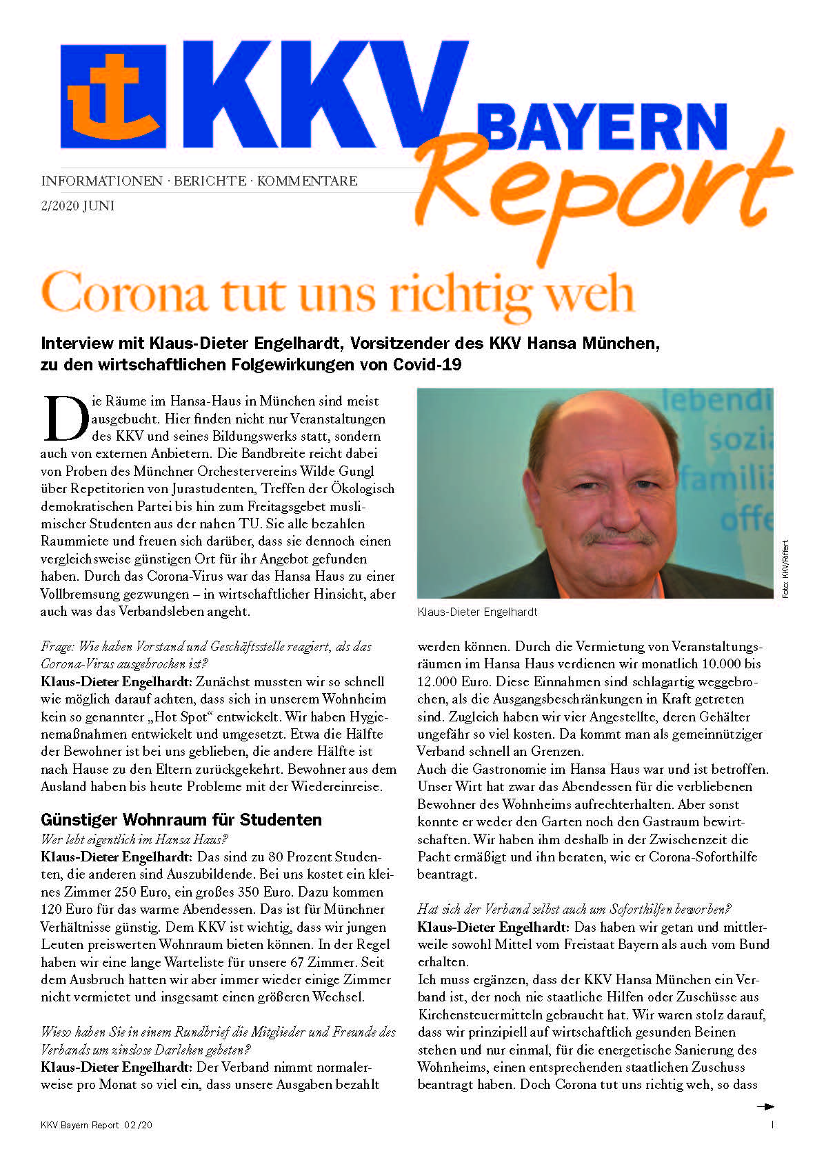 2020-2 KKV Bayern Report Titelseite