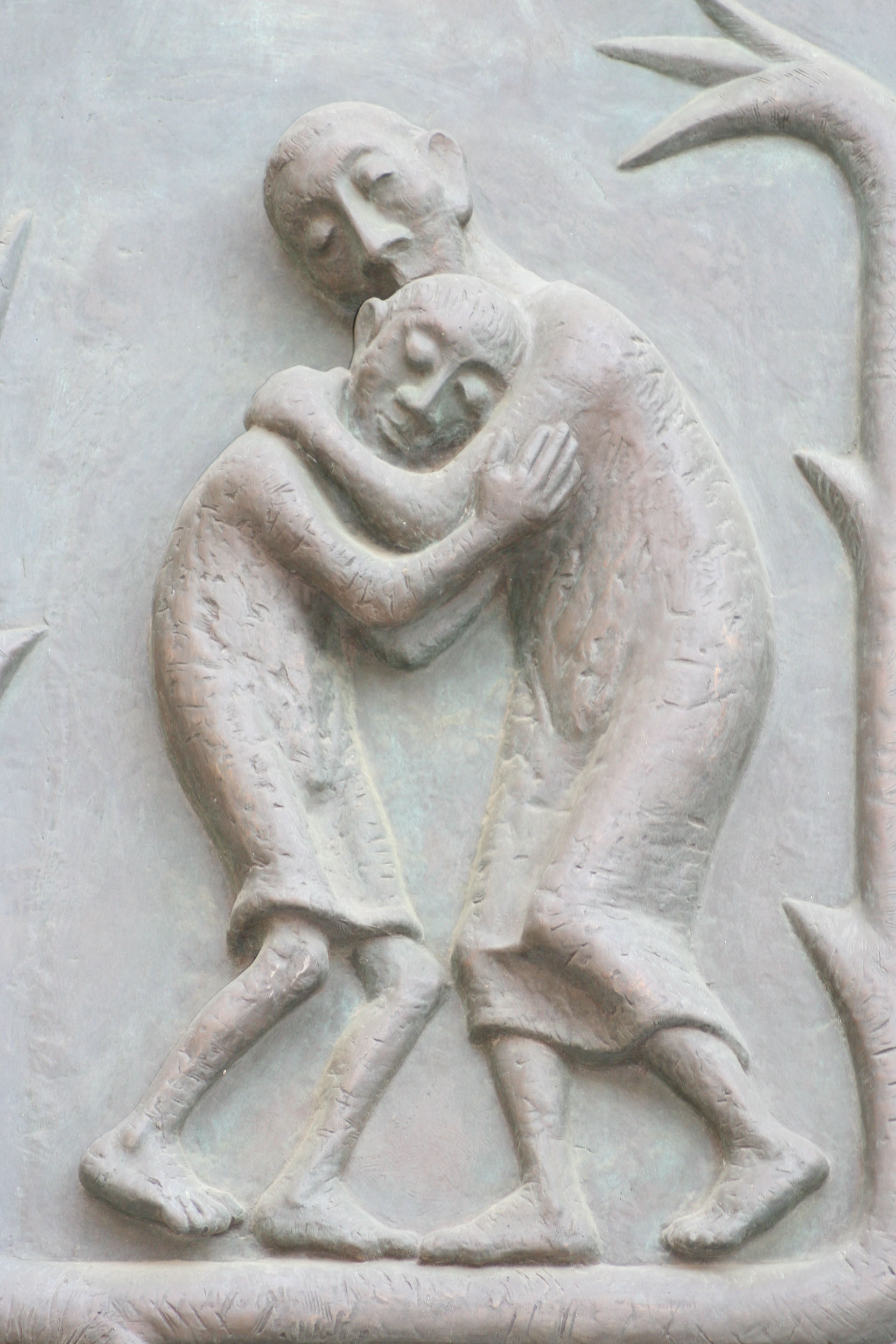 Bronzerelief Barmherziger Vater