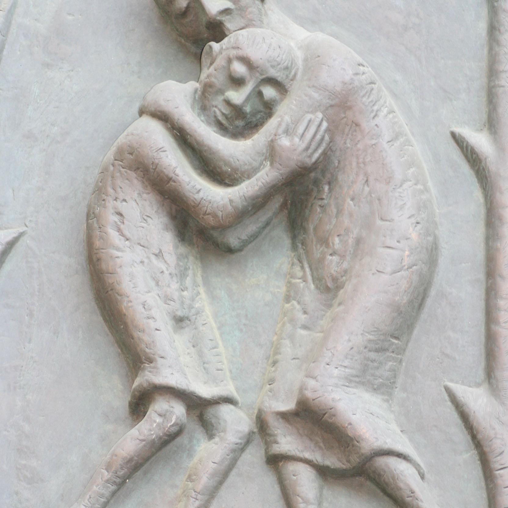 Bronzerelief Barmherziger Vater