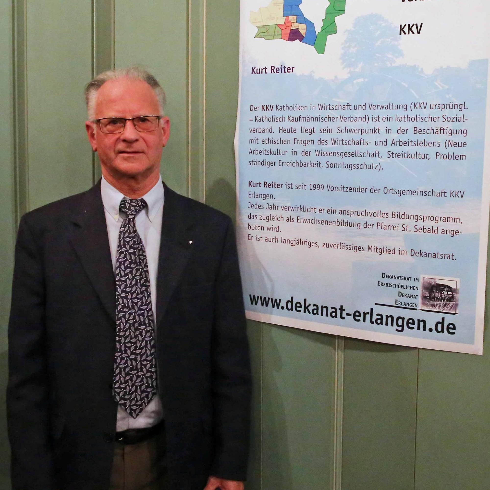 Ehrenamtsehrung für Kurt Reiter