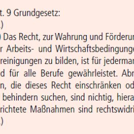 GG 9 Abs 3