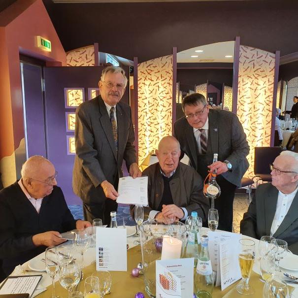 70jähriges Mitgliedsjubiläum von Wolfgang Knoth