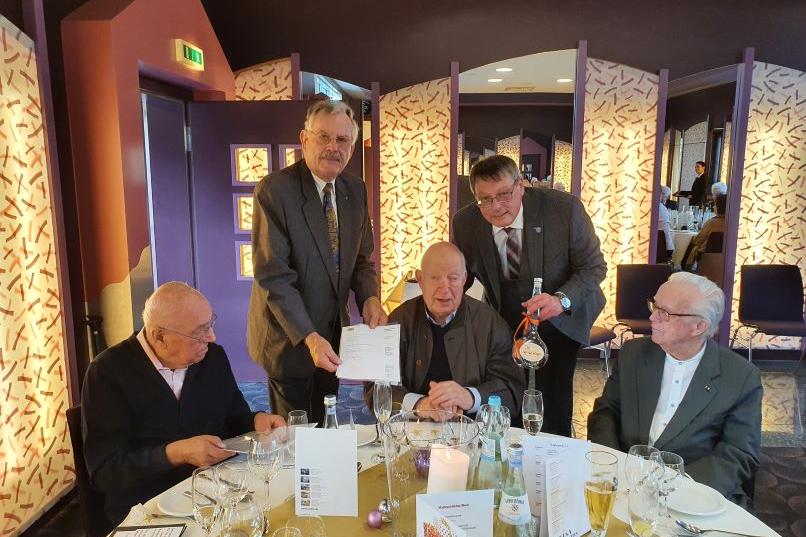70jähriges Mitgliedsjubiläum von Wolfgang Knoth