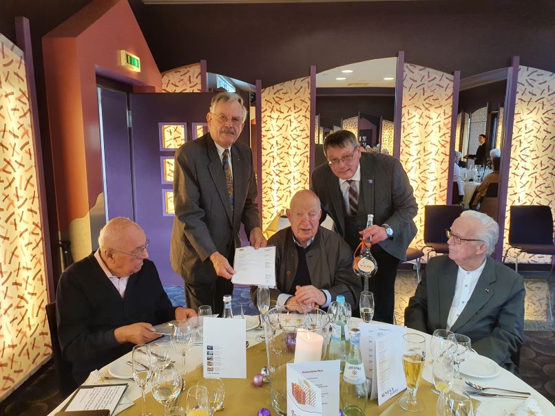 70jähriges Mitgliedsjubiläum von Wolfgang Knoth