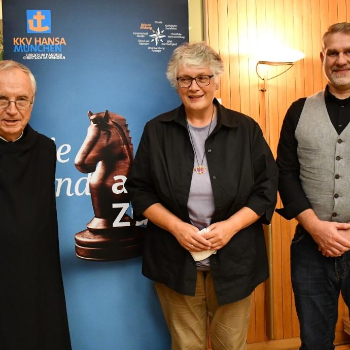 P. Notker Wolf beim Salon am Königsplatz