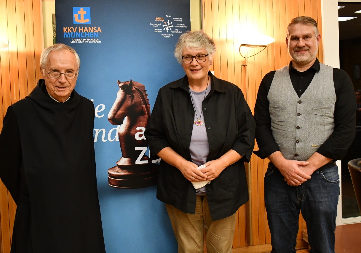 P. Notker Wolf beim Salon am Königsplatz
