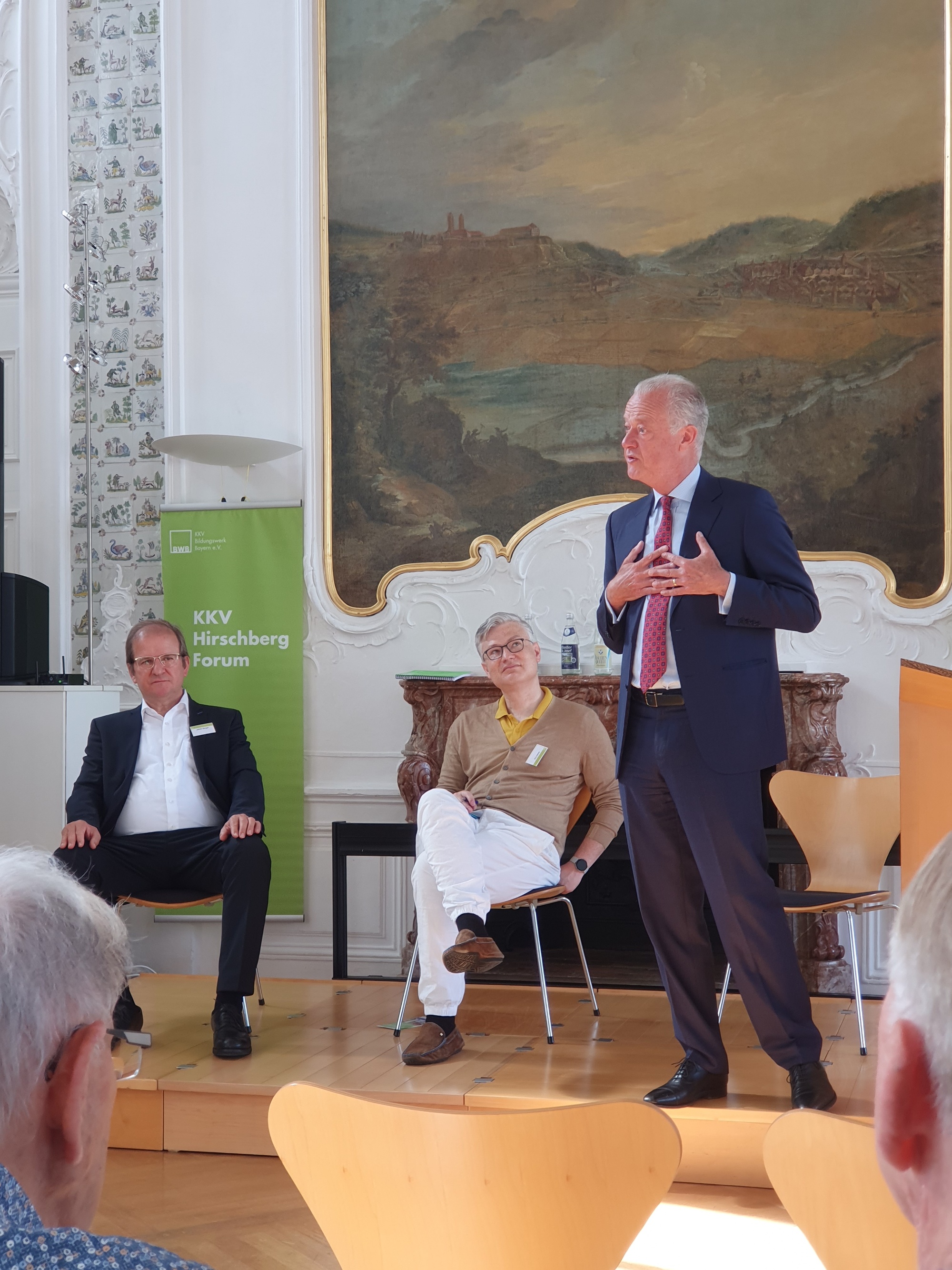 Prof. Rusche beim Hirschberg Forum