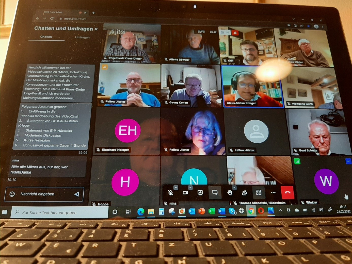 VideoChat Macht, Schuld und Verantwortung