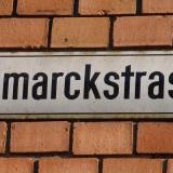 Straßenschild Bismarckstraße