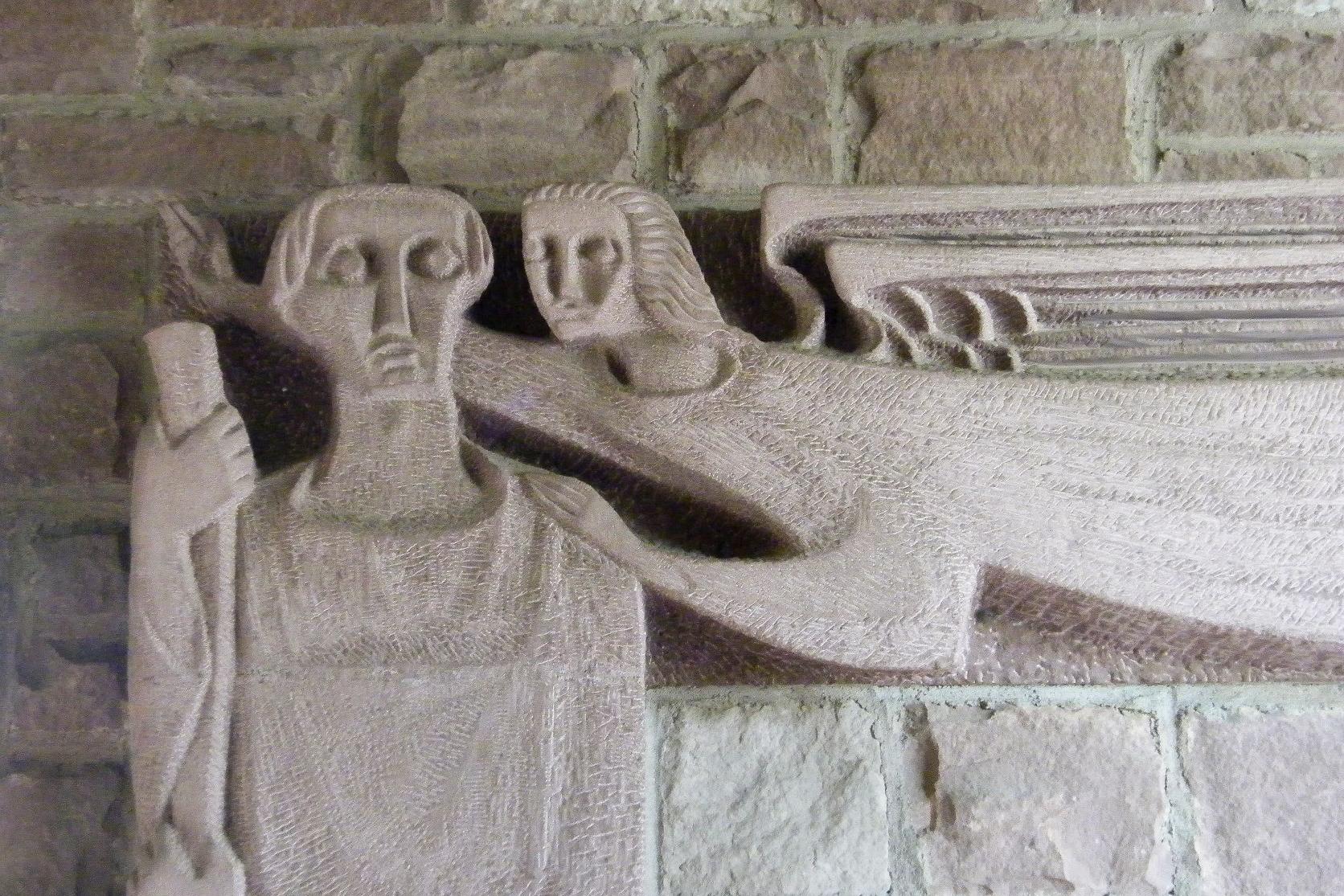 Verkündigung des Engels an Josef (Matthäus 1,20) - aus der Pfarrkirche Bergrothenfels