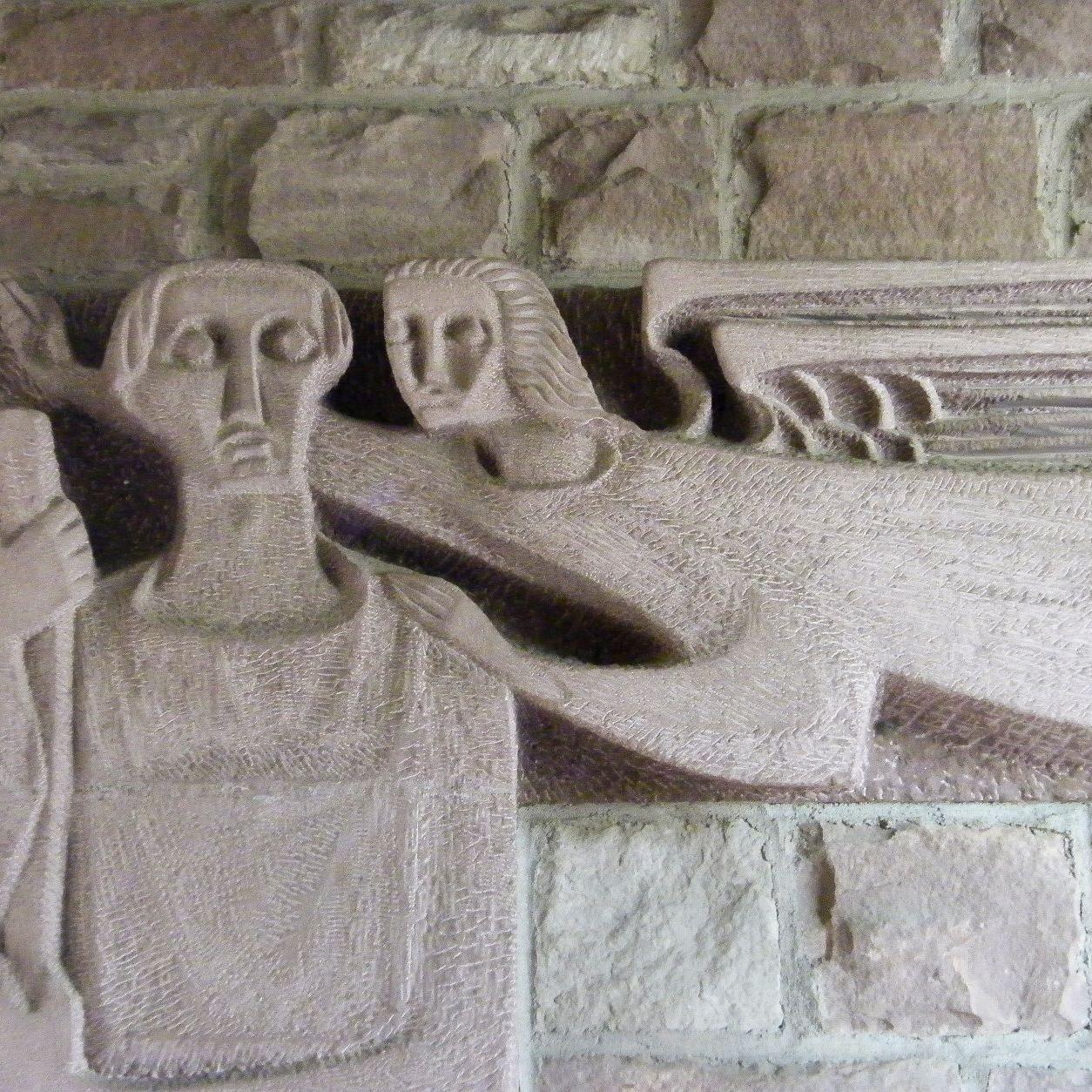 Verkündigung des Engels an Josef (Matthäus 1,20) - aus der Pfarrkirche Bergrothenfels