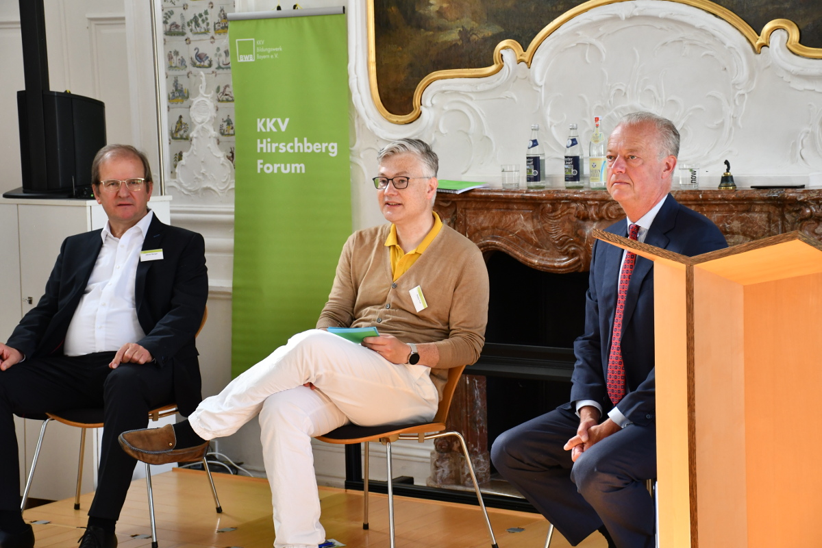 Dr. Thomas Rusche bei der Diskussion